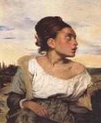 Eugene Delacroix Orphan Girl at the Cemetery (mk45) oil painting on canvas